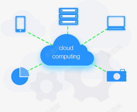 科技感科技IT蓝色webbanner云信息海报网页图标图标