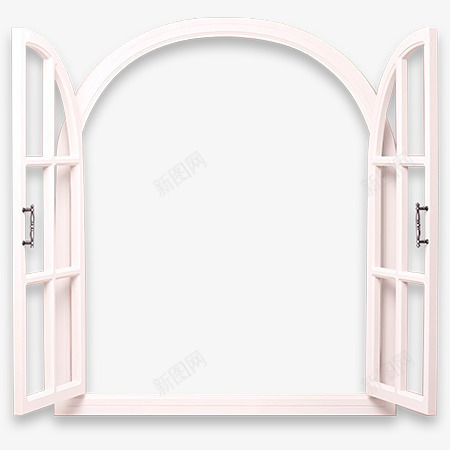 粉红色的窗户png免抠素材_新图网 https://ixintu.com 开窗 方形 窗户 粉红色