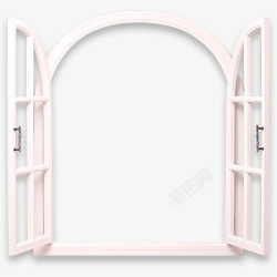 方形窗户粉红色的窗户高清图片
