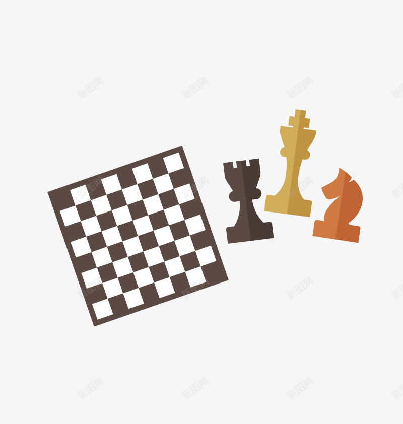 国际象棋png免抠素材_新图网 https://ixintu.com 免费PNG图 棋盘 矢量素材 高清图