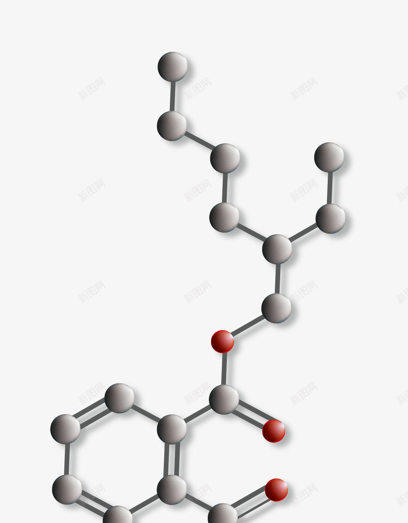 增塑剂DEHP分子式结构矢量图ai免抠素材_新图网 https://ixintu.com 分子式 化学 化学结构 增塑剂 矢量分子结构 矢量图