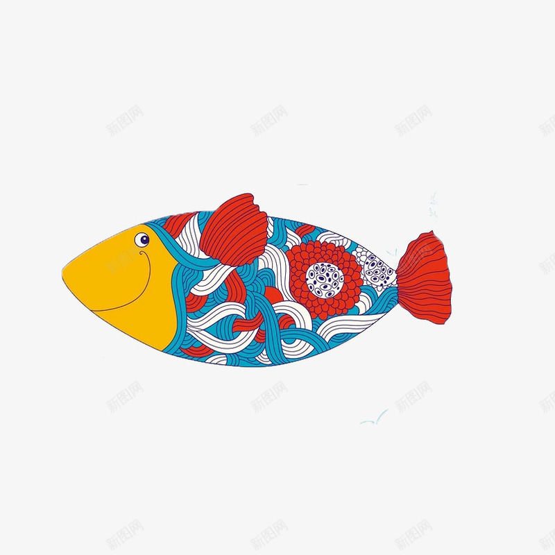 彩色装饰海洋生物鱼类图案png免抠素材_新图网 https://ixintu.com 卡通 彩色 手绘 海洋生物 海洋馆 装饰画 鱼类