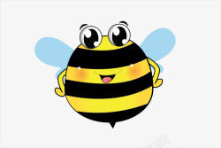 小黄蜂可爱卡通大黄蜂高清图片