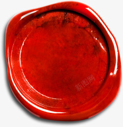 红色印章水墨古典素材