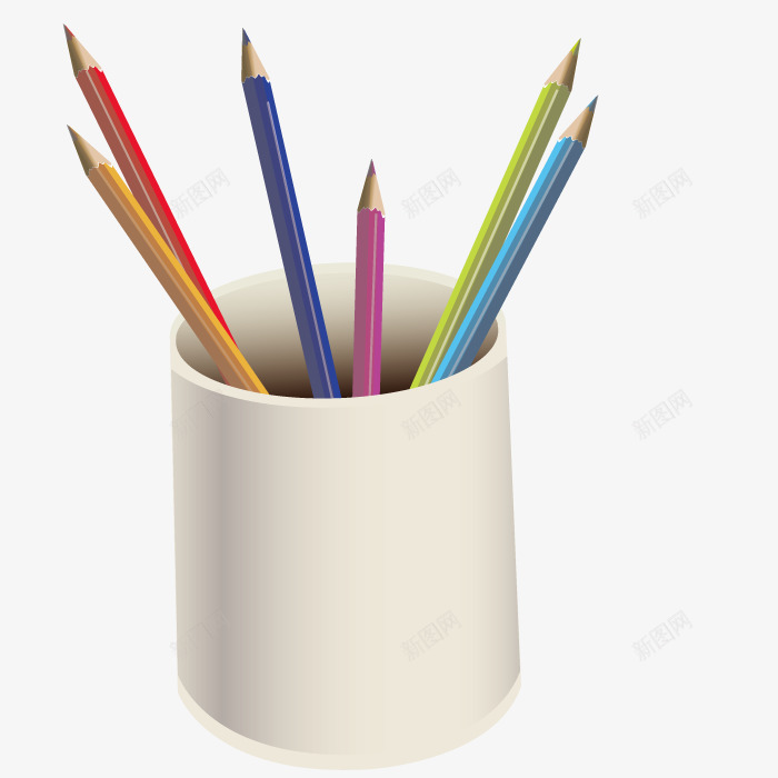 书写铅笔png免抠素材_新图网 https://ixintu.com 办公 学习用品 工具 记录 铅笔桶