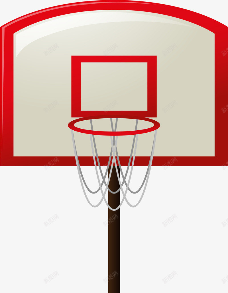 篮球运动卡通篮筐png免抠素材_新图网 https://ixintu.com 一个篮筐 卡通篮筐 打篮球 篮板 篮球比赛 篮球运动