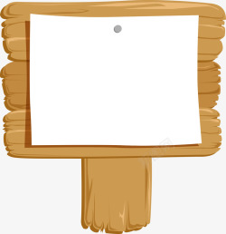 木质指标牌木牌上的纸张高清图片