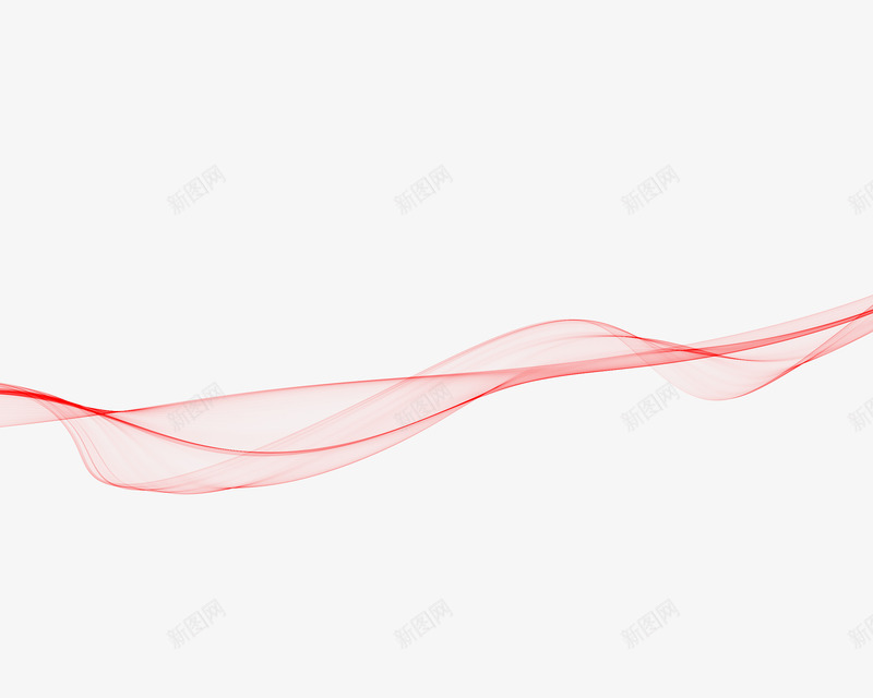 彩色的线条12png免抠素材_新图网 https://ixintu.com 彩色 彩色线条图 曲线 红色 线条