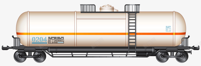 手绘油罐png免抠素材_新图网 https://ixintu.com 储气罐 卡通 手绘 气罐车 油罐车