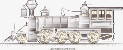 工业车素描蒸汽车高清图片