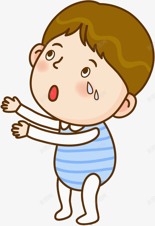 哭啼的小男孩图png免抠素材_新图网 https://ixintu.com 儿童 卡通 可爱的 哭啼的 小男孩 插图 流泪的