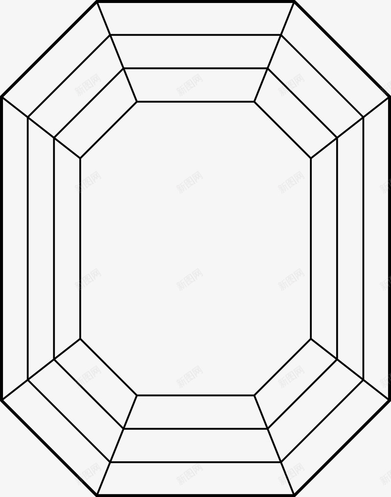 线条钻石图图标png_新图网 https://ixintu.com 宝石 手绘宝石 手绘钻石 线条钻石 钻石 钻石手绘 钻石矢量 钻石线条