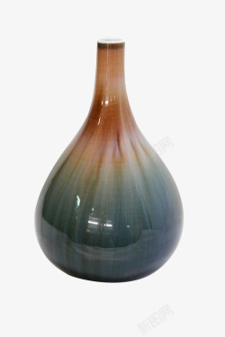 彩釉瓶子画陶瓷花瓶高清图片