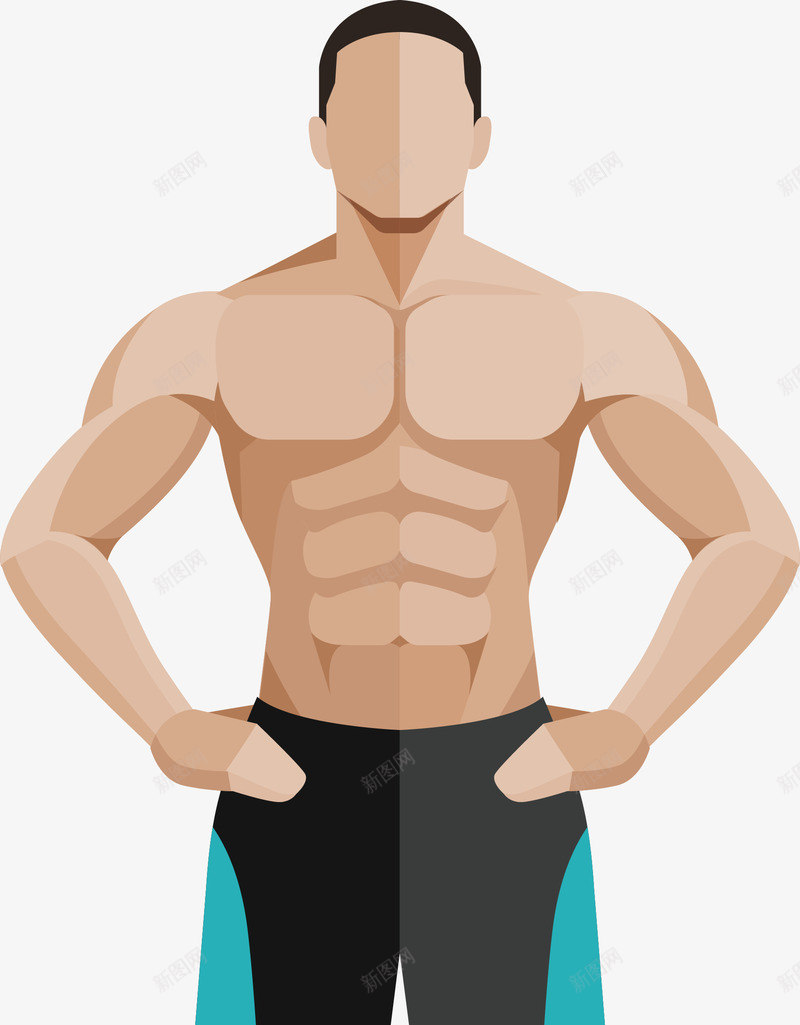 创意卡通肌肉男人图png免抠素材_新图网 https://ixintu.com png图形 人 健身 健身图 强壮肌肉男 男人 肌肉 肌肉男漫画 运动 锻炼 锻炼的男人