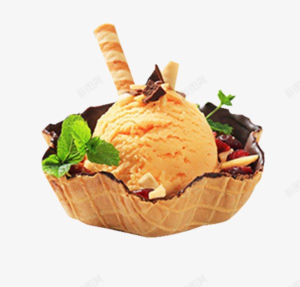 暖黄色雪糕png免抠素材_新图网 https://ixintu.com 产品实物 夏天解暑雪糕 盆栽冰淇淋 盆栽雪糕 美味雪糕 黄色雪糕球