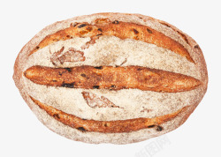 蓬松的面包俯视图素材