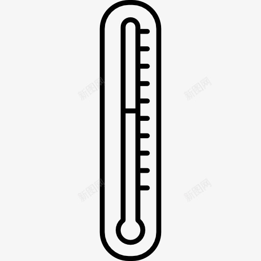 墙上的温度计图标png_新图网 https://ixintu.com 夏天热 水银 温度测量 温度计