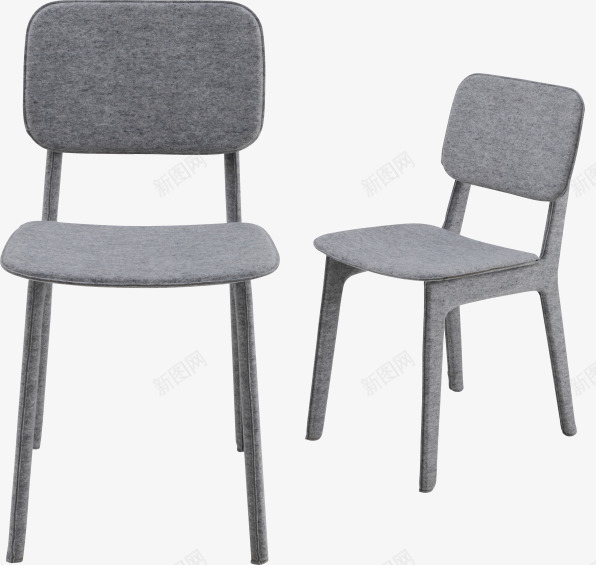 灰色椅子png免抠素材_新图网 https://ixintu.com 家具 椅子 灰色椅子 简单的灰色椅子