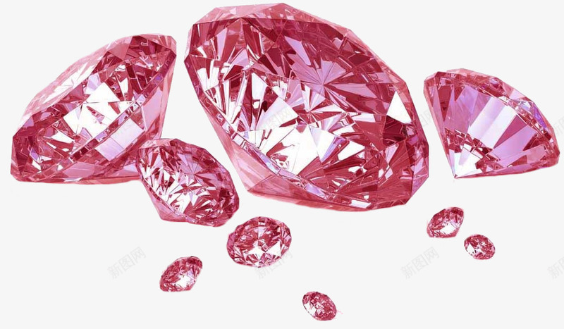 紫红色钻石png免抠素材_新图网 https://ixintu.com 产品实物 紫红色钻石 闪亮钻石 高贵钻石