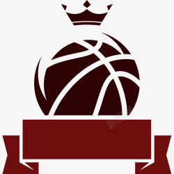 皇冠贴纸运动篮球标志图标高清图片
