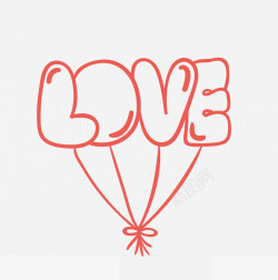 LOVE爱气球爱情素材