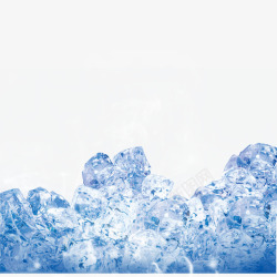 冰箱海报设计素材碎冰装饰高清图片