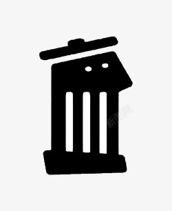 湿垃圾桶垃圾桶系列3图标高清图片