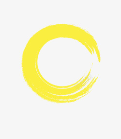 环状圆黄环高清图片