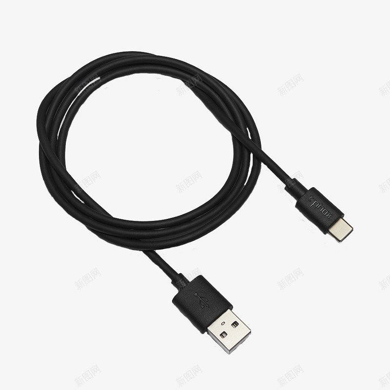 黑色充电线png免抠素材_新图网 https://ixintu.com USB 充电线 安卓 黑色