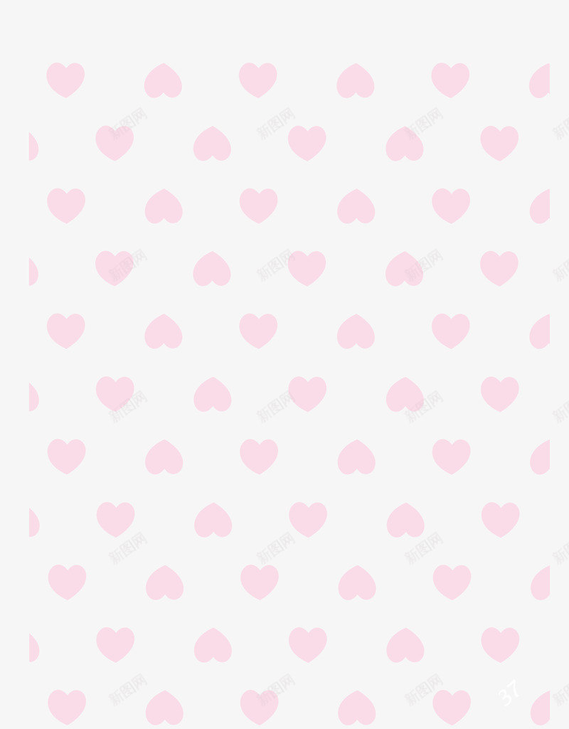 粉色爱心背景png免抠素材_新图网 https://ixintu.com 创意 彩色的 手绘的 爱心 矢量的 简单 粉色