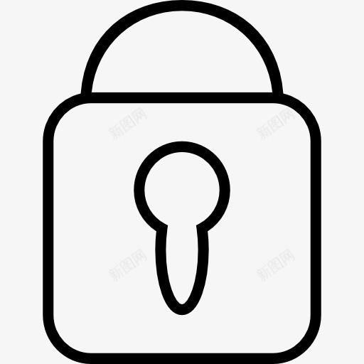 锁上挂锁的安全工具概述符号图标png_新图网 https://ixintu.com 安全 工具 挂锁 接口 概述 符号 网上商店 轮廓 锁
