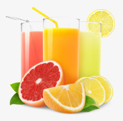 美味果汁饮料美味的水果果汁饮料高清图片