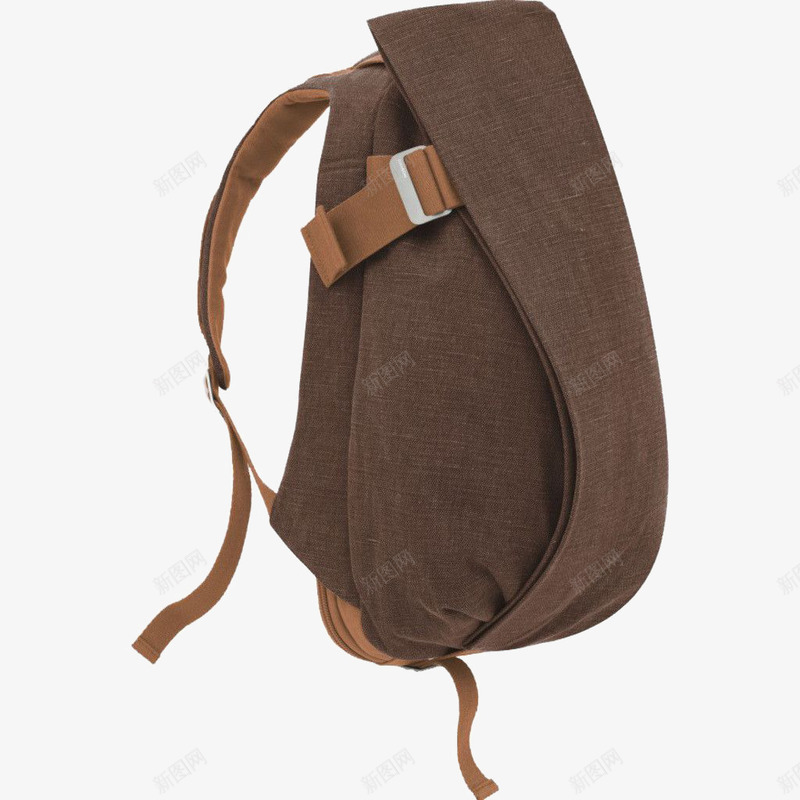帆布包png免抠素材_新图网 https://ixintu.com 创意背包 帆布包 时尚背包 棕色背包