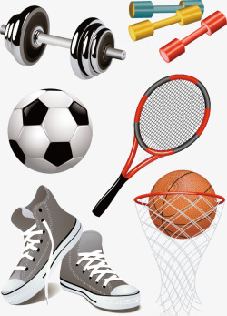 篮球装备运动健身装备高清图片
