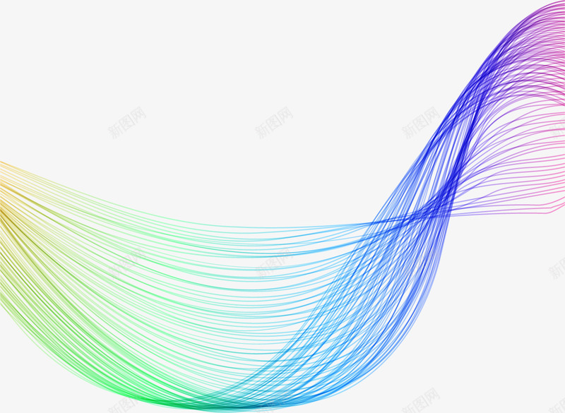 渐变色科技线条png免抠素材_新图网 https://ixintu.com 几何 抽象背景 渐变色 渐变色背景纯色图片 矢量素材 科技背景 紫色 线条 蓝色 过渡