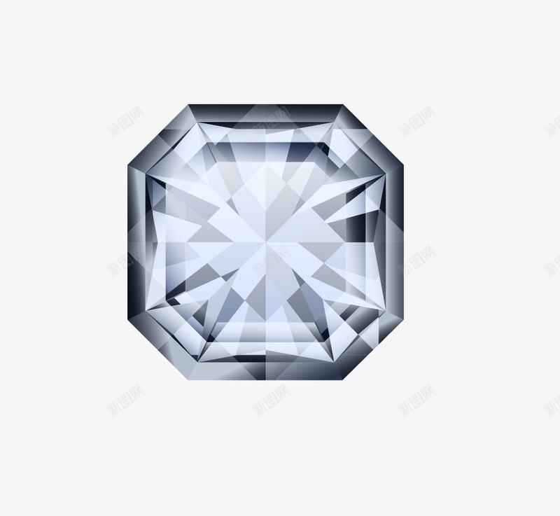 方形钻石png免抠素材_新图网 https://ixintu.com 方形钻石 钻石 钻石设计图 钻石设计矢量图免费下载