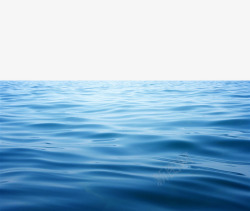 蓝色海面水面唯美蓝色海平面高清图片
