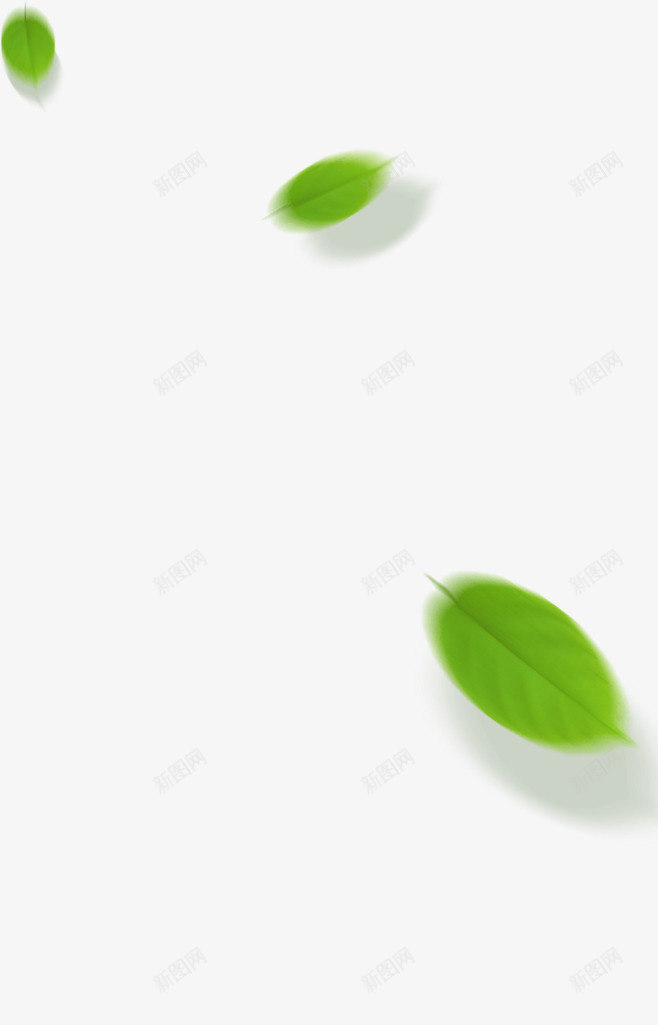 漂浮的树叶png免抠素材_新图网 https://ixintu.com 叶子 树叶 漂浮 绿色 飞舞