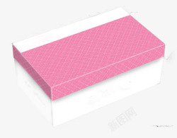 粉色鞋盒粉色白色点状鞋盒高清图片