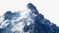 勃朗阿尔卑斯山勃朗峰雪山一高清图片