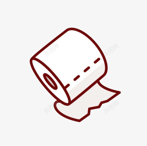 卫生纸标图标png_新图网 https://ixintu.com 卫生纸 卫生纸图标 卫生纸矢量图 卫生纸简笔画