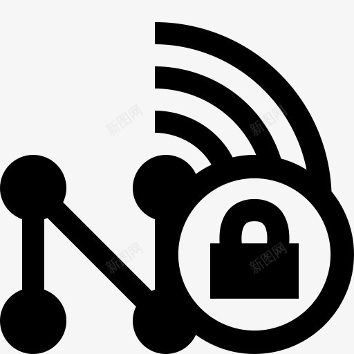 网络安全无线冰棍儿向量png免抠素材_新图网 https://ixintu.com Network security wireless 安全 无线 网络