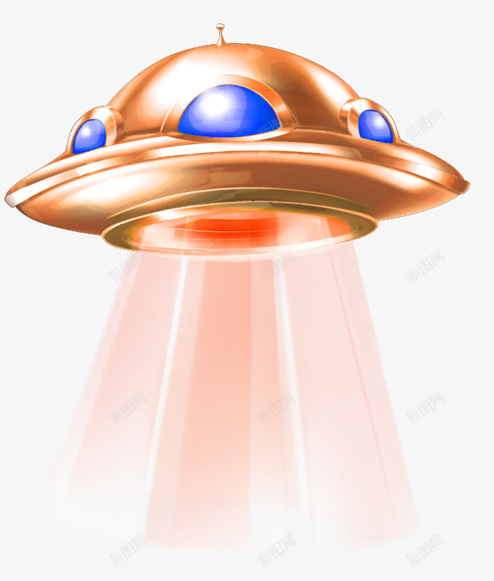 棕色卡通ufo装饰图案png免抠素材_新图网 https://ixintu.com UFO 免抠PNG 卡通 棕色 装饰图案