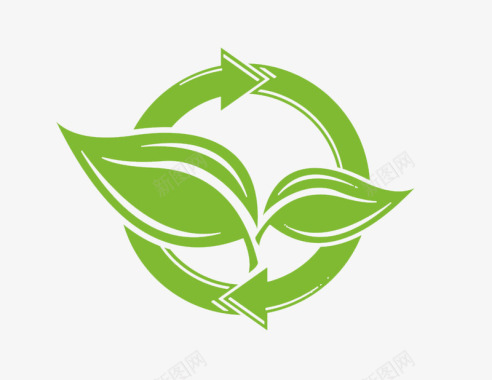 环保绿色logo图标图标
