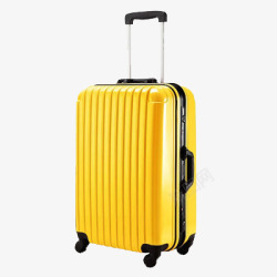 拖黄色行李箱行李箱Travelpro特普罗铁塔高清图片