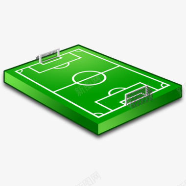 3D体育运动场足球场图标图标