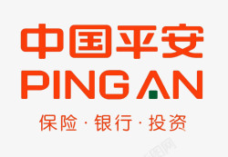 平安普惠标志中国平安红色商标图标高清图片
