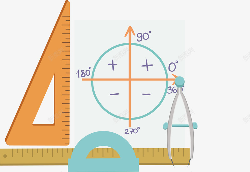 数学公式与尺子矢量图eps免抠素材_新图网 https://ixintu.com 公式 公式PNG 尺子 数学 数学公式 黄色 黄色尺子 矢量图