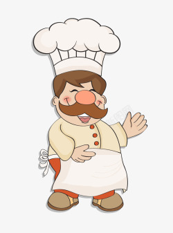 戴帽子的厨师戴帽子的厨师卡通高清图片