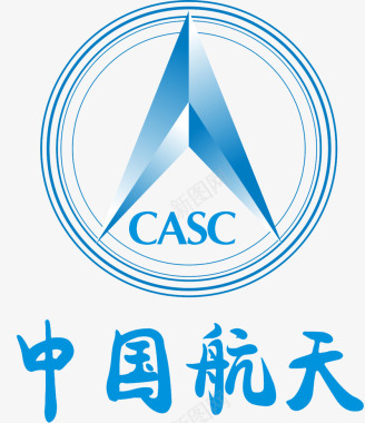 中国航天蓝色logo图标图标